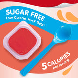 Snack Pack Zero Sugar Strawberry and Orange Flavored Low Calorie Juicy Gels Cups, 3.25 oz., 4-Count