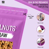 Oh! Nuts Organic Raw Walnuts 2lb Bulk Bag - Unshelled Healthy Mix of Chandler Halves & Pieces - Fresh & Healthy Keto Snacks - Chopped Nuts for Vegan