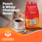 Juan Valdez Colina Whole Bean Coffee, Balanced Roast 16 OZ - Premium Colombian Coffee - Unique “Caracolito” beans produce a coffee of balanced flavor