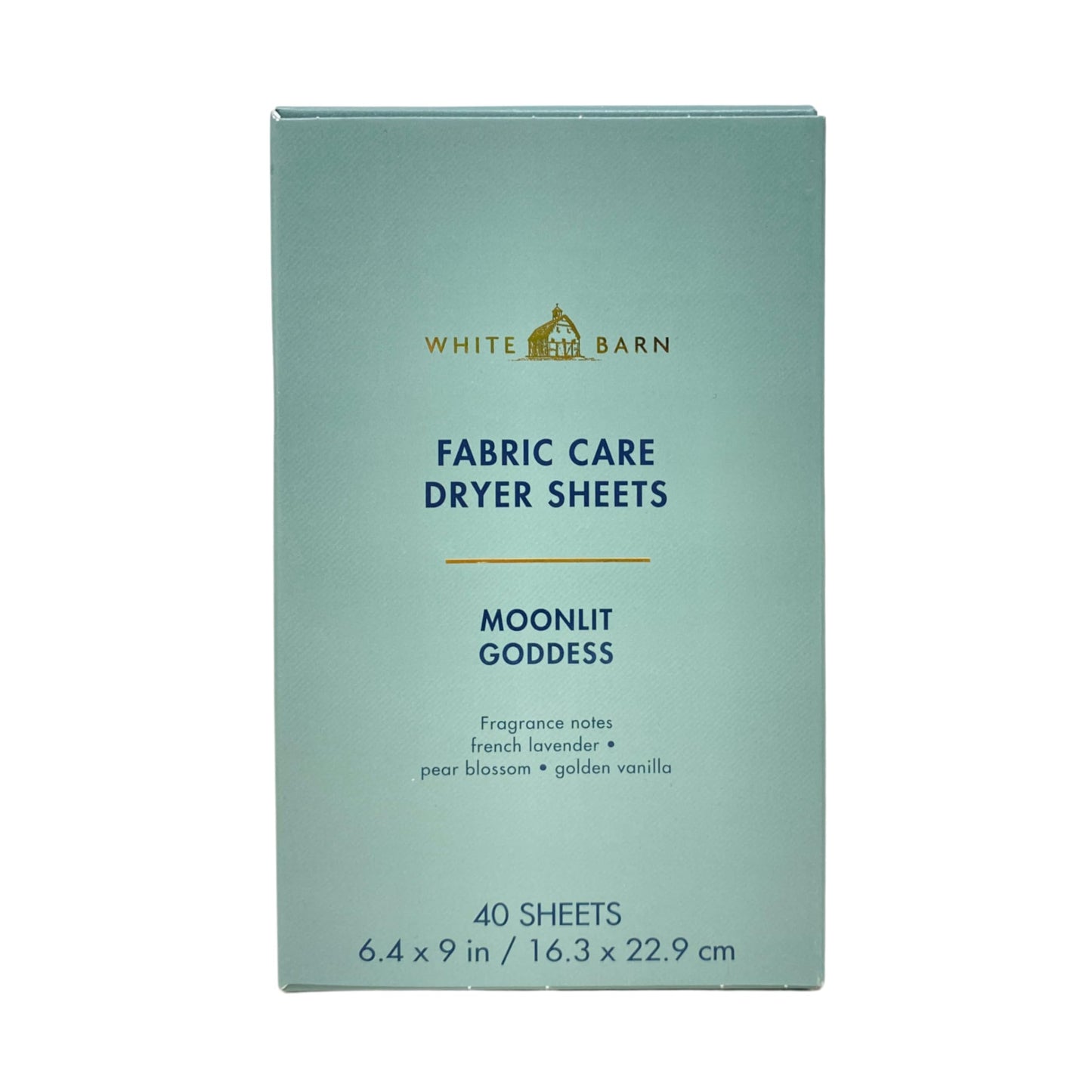 Bath & Body Works Moonlit Goddess Fabric Care Dryer Sheets - 2 Boxes (80 Sheets Total) - with a Peach Gardenia Sample Soap