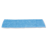 Rubbermaid Q409BLUCT Economy Wet Mopping Pad Microfiber 18-inch Blue (RCPQ409BLUCT)