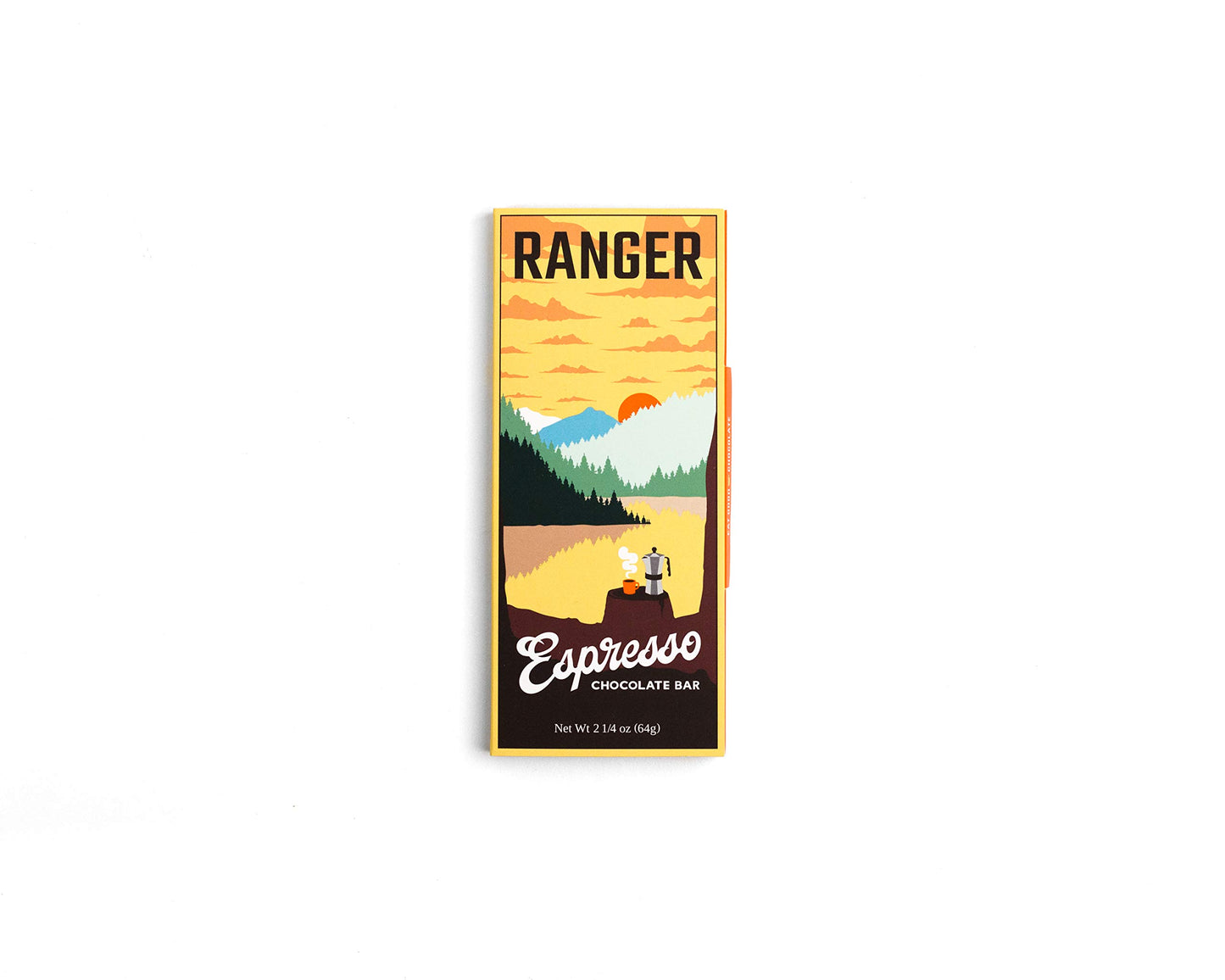 Ranger Chocolate Espresso Chocolate Bar, 2.25 OZ