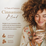 Cinnamon Flavored Whole Bean Coffee - 100% Arabica, Single Origin, Medium Roast, Naturally Sweetened, Warm and Spicy Flavor - by Coffea Flavor