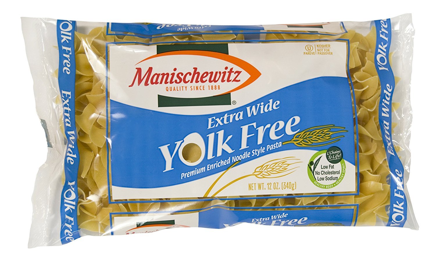 MANISCHEWITZ NOODLE YOLK FREE XWIDE 12 OZ