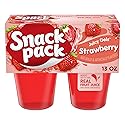 Snack Pack Strawberry Flavored Juicy Gels Cups, 3.25 oz., 4-Count