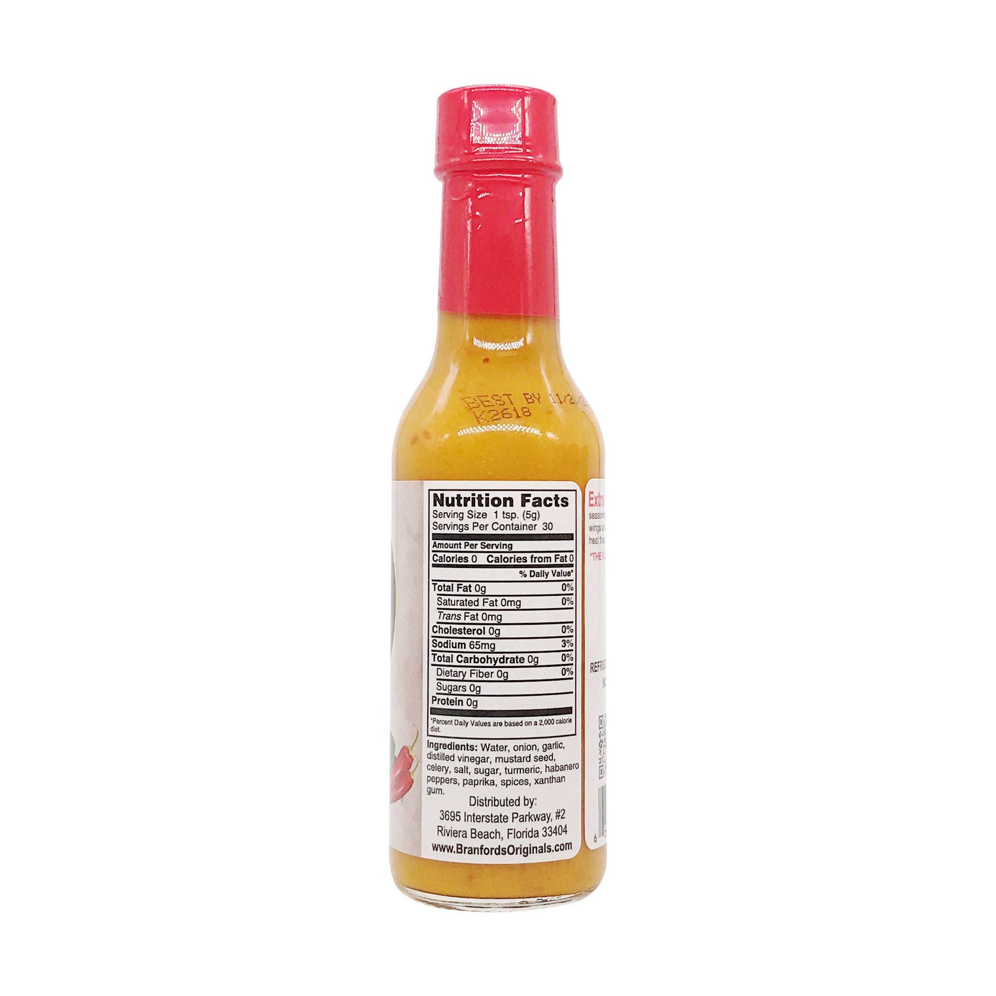 Branford's Originals Original Extra Hot Sauce, 5 FZ