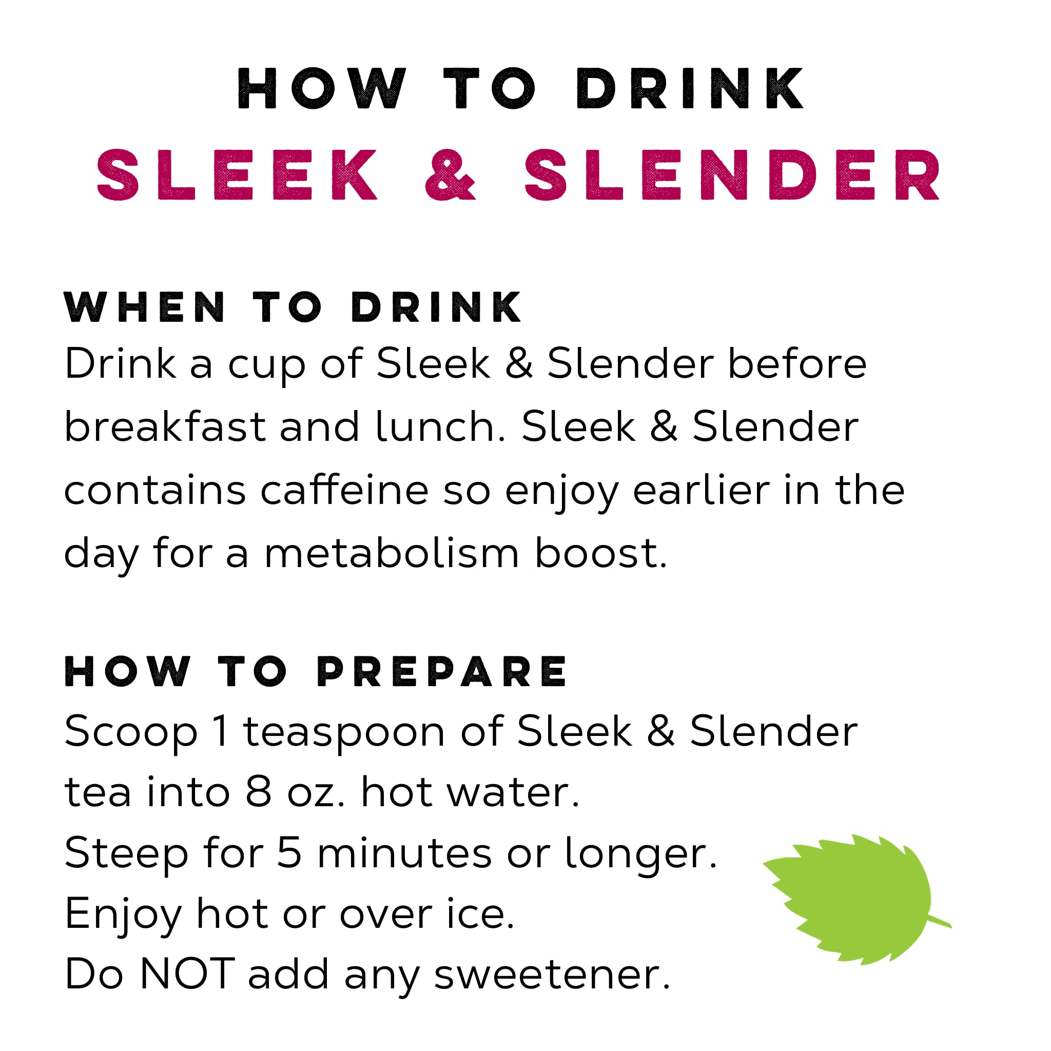 Loose Leaf Tea Market | Sleek & Slender