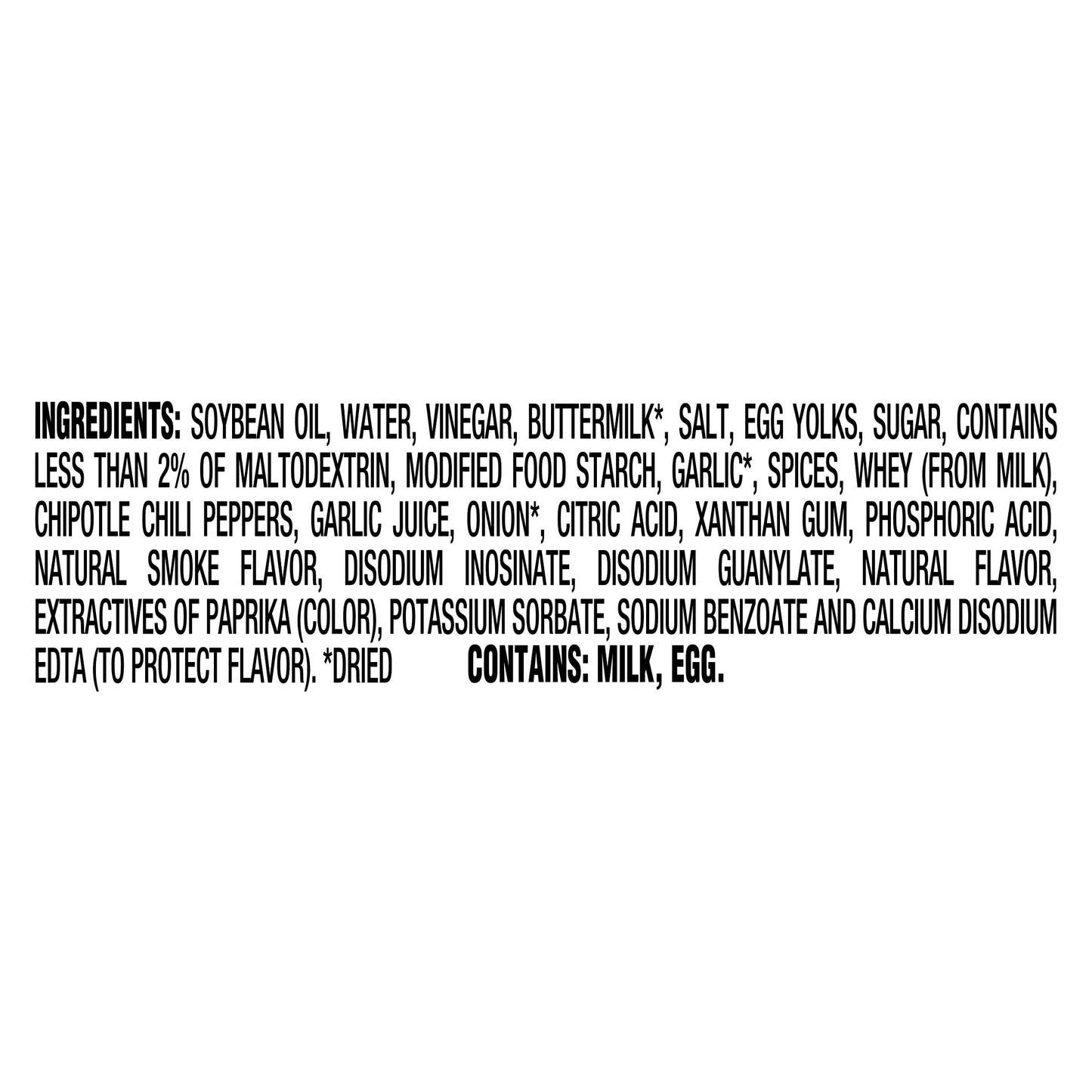 Taco Bell Creamy Chipotle Sauce, 12 fl oz Bottle, Pack of 1