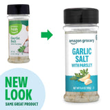 Amazon Grocery, Garlic Salt with Parsley, 6.4 Oz