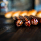 Bearded Butchers Mango Tango Bratwurst DIY Kit - Make Sweet and Spicy Homemade Brats - Includes Maple Sugar Seasoning, 32mm Collagen Casings, Jalapeño