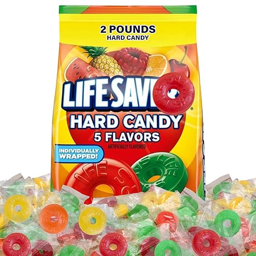 Assorted Hard Fruit Candy Bulk - Bulk Candy Individually Wrapped, Ideal Candies Bulk for Buffets and Party Favors or Snacking at Home, Perfect