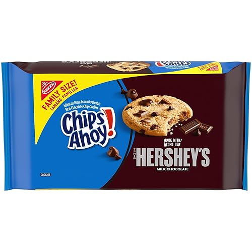 CHIPS AHOY! Hershey's Milk Chocolate Chip Cookies, Family Size, 14.48 oz