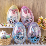 CALLIE Jumbo Easter Eggs Personalized, Custom Large Easter Egg Fillable with Name - Easter Decoration Gifts