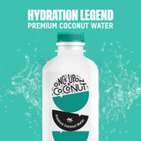Once Upon a Coconut Premium Coconut Water 1L - Low Calorie All-Natural Drink with Electrolytes - Non-GMO - Gluten-Free - 33.8 Fl Oz (Pack of 4)