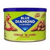 Blue Diamond Almond Chile n' Lime Flavored Tangy Snack Nuts, Non-GMO, Kosher, No Gluten Ingredients or Artificial Flavors, Great Size for On-The-Go