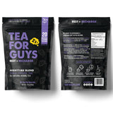 Tea For Guys: Nighttime Blend- Strong Herbal Night Blend for Calm, Reset, and Deep Rest | - 20 Biodegradable Tea Bags