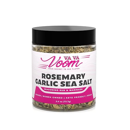 Va Va Voom Rosemary Garlic Sea Salt, 2.6 oz