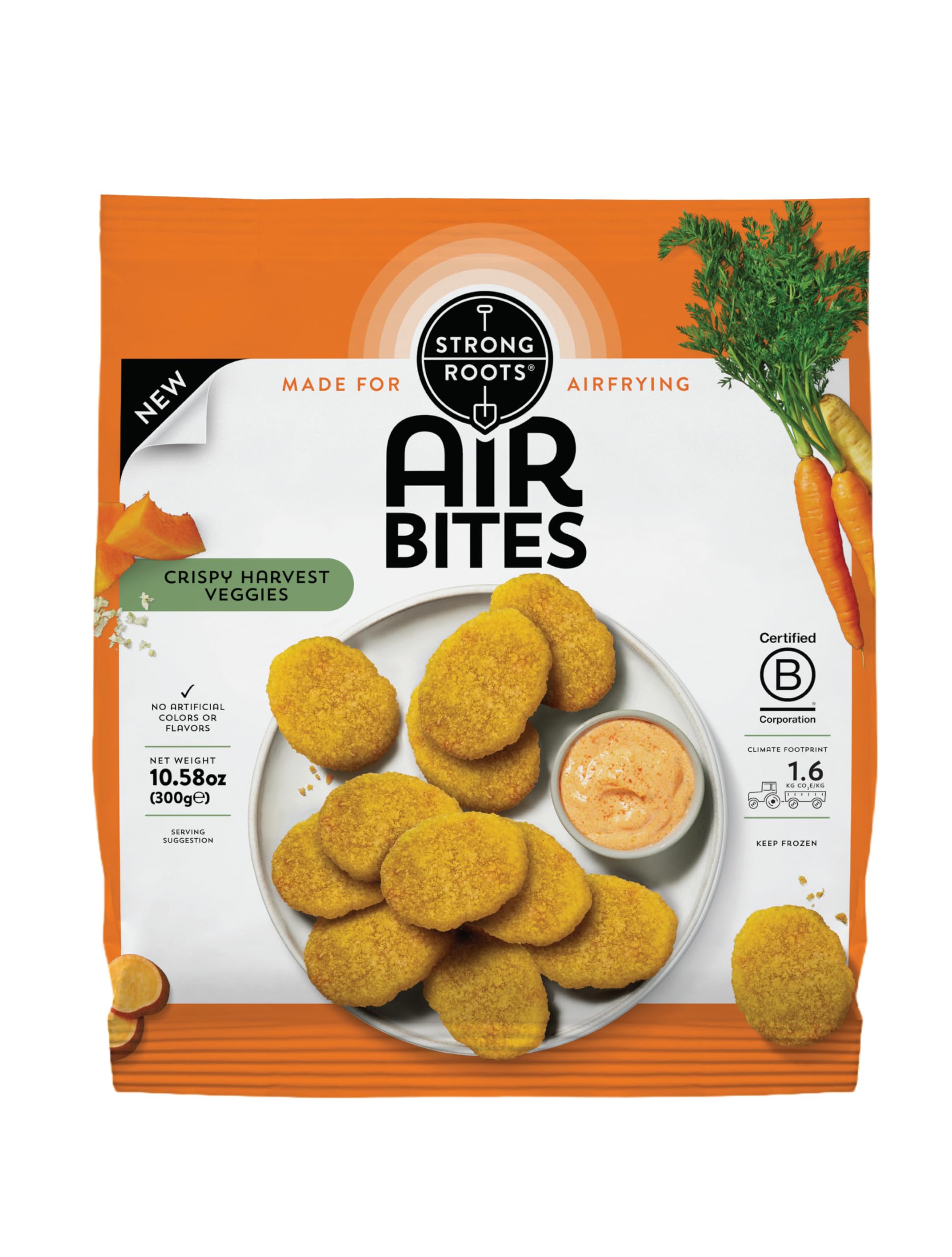 STRONG ROOTS Harvest Veggies Crispy Air Bites, 10.6 OZ