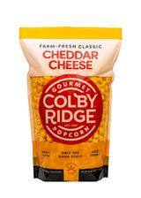 Colby Ridge 4 Flavor Gourmet Popcorn Assortment Large Sampler - Fluffy White, Fresh Caramel, Cheddar Cheese, and Kettle Corn Popped