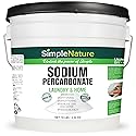 SimpleNature Sodium Percarbonate (10 lbs) - Versatile Scent-Free Cleaner for Home, Laundry, and Decking - Pure Oxygen Bleach - Convenient Resealable