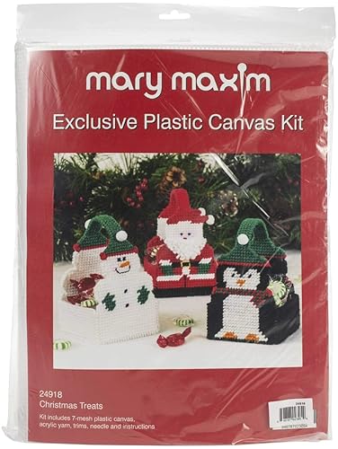 MARY MAXIM Plastic Canvas XSTCH Xmas, Christmas Treats (7 Count)