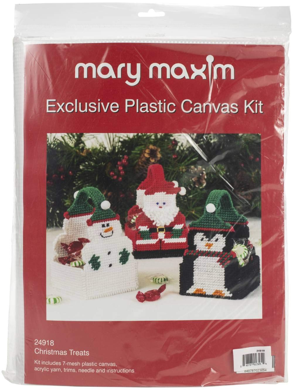 MARY MAXIM Plastic Canvas XSTCH Xmas, Christmas Treats (7 Count)