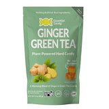 Ginger Green Tea Blend Plant-Powered Lozenges | Ocassional Nausea, Stomach Discomfort | Organic Ginger, Green Tea Leaves | Gluten-Free Certified
