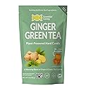 Ginger Green Tea Blend Plant-Powered Lozenges | Ocassional Nausea, Stomach Discomfort | Organic Ginger, Green Tea Leaves | Gluten-Free Certified