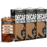Wandering Bear Decaf Cold Brew Coffee - Bold, Smooth, No Sugar Added, Shelf-Stable, Ready to Drink, Gluten Free & Vegan Decaf Iced Cold Brewed Coffee