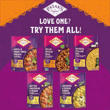 Patak's Delhi Spiced Rice, Fragrant Basmati with Chickpeas, Onion & Tomato, Kosher, Vegan Microwavable Meal Ready in 90 Seconds, For Quick Lunch or