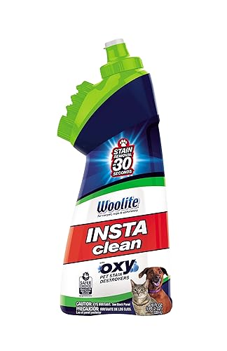 Woolite InstaClean Pet with Brush Head Cleaner, 1740, 18 fl. oz, 18 Fl Oz , white