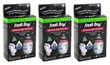 Fresh Drop Bathroom Odor Preventor, Toilet Smell Eliminator, Before-You-Go Bathroom Essential, Traps Strong Odors, 3 Count Value Pack