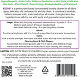 K?SHE Plant-Based Liquid Laundry Cleaner, Delicates, Anti-Static, Softener, Sensitive Skin | 64 Fl Oz