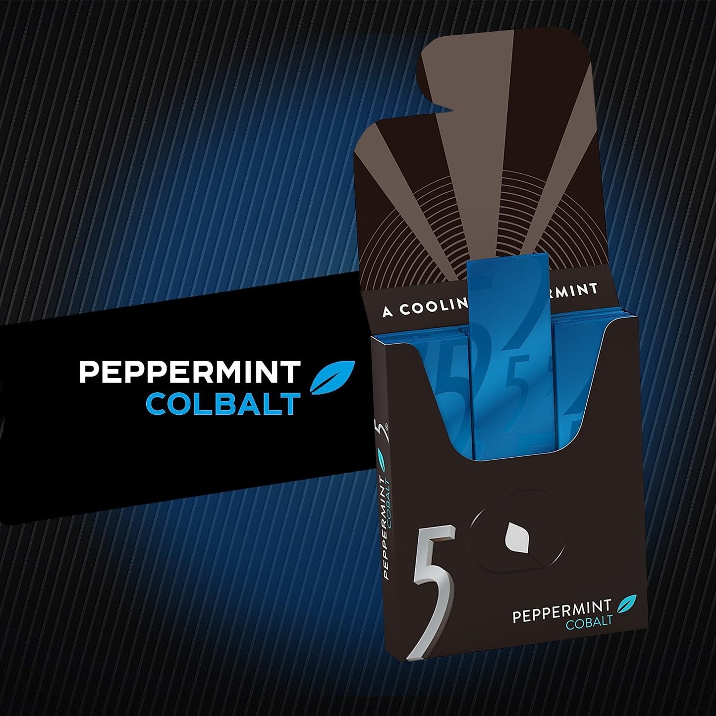 Mars, Inc 21265 Cobalt Gum, Individually wrapped, 10/BX, Peppermint
