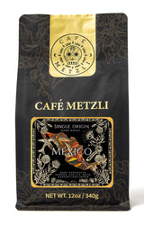 Café Metzli: Mexican Specialty Coffee - Single Origin (Dark Roast) Whole Bean 12oz