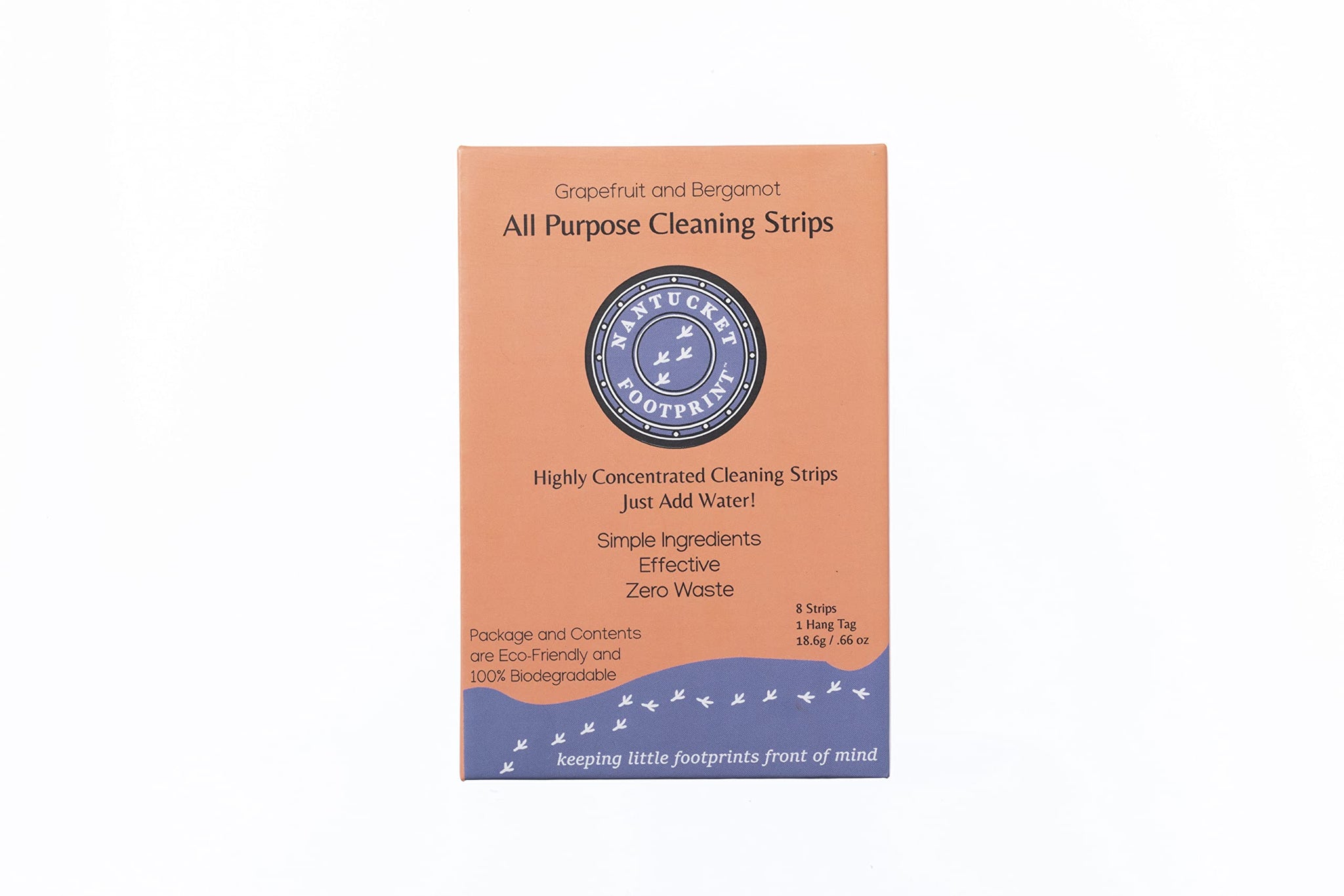 Nantucket Footprint Multisurface All Purpose Cleaner Refill Strips | Zero Waste Concentrated Cleaner (1)