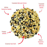 Everything Bagel Seasoning Blend by It's Delish, 5 Lbs Bulk Bag - Premium All Natural Bagel Spice Seasoning Mix With Sea Salt for Bagels, Buns, Bread