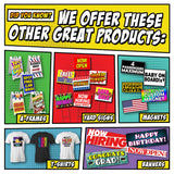 Freeze Dried Snacks (24" X 36") 4mm Corrugated Plastic Panel, Graphics Applied to 1 Side (Pk of 2) | Fair Food, Desserts, Sweets, Treats