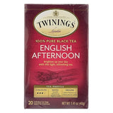 Twinings of London English Afternoon Tea - Pack of 6