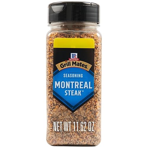 McCormick Grill Mates Seasoning, Montreal Steak, No MSG Added, Gluten Free, No Artificial Flavors, For Transforming Everyday Cuts of Meat