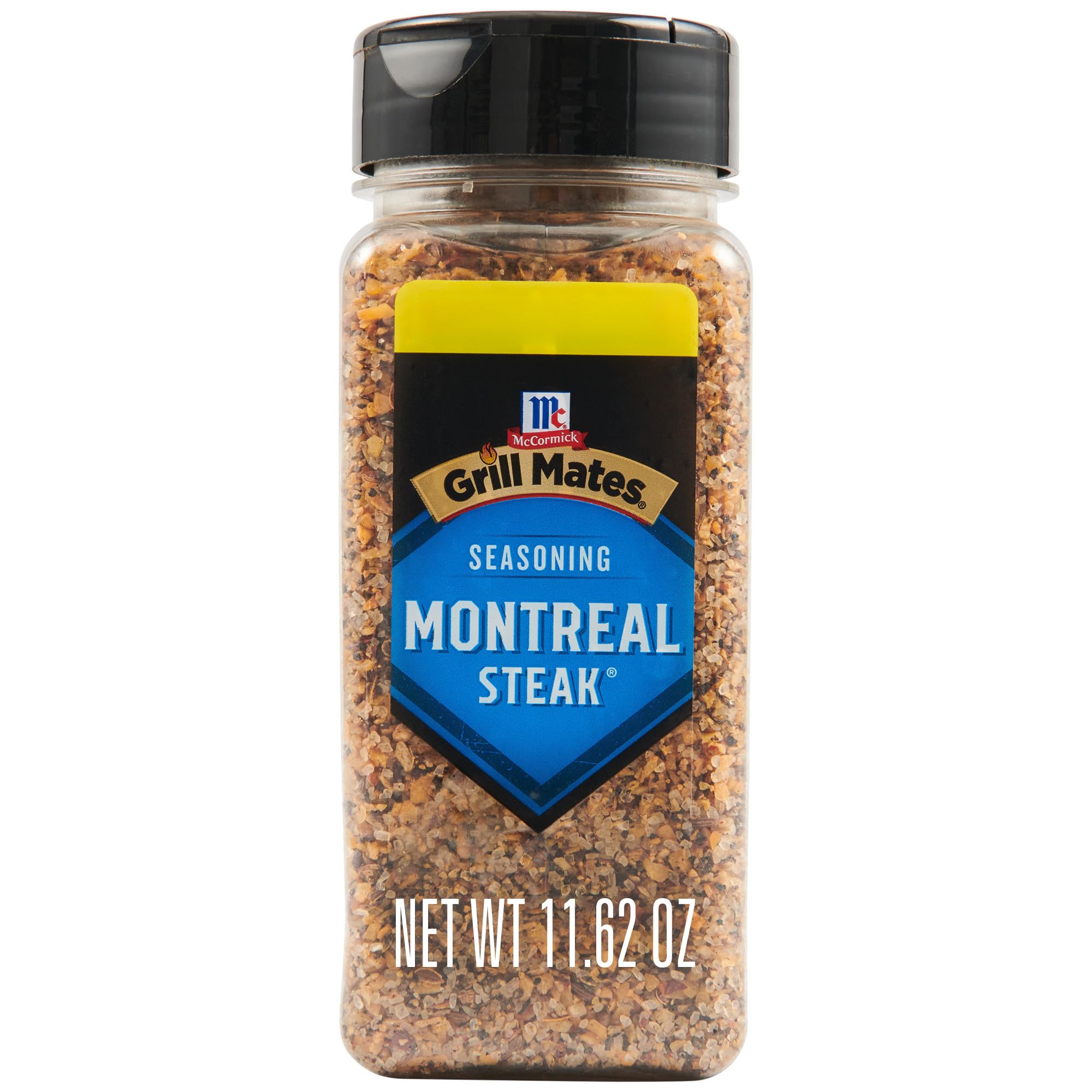 McCormick Grill Mates Seasoning, Montreal Steak, No MSG Added, Gluten Free, No Artificial Flavors, For Transforming Everyday Cuts of Meat