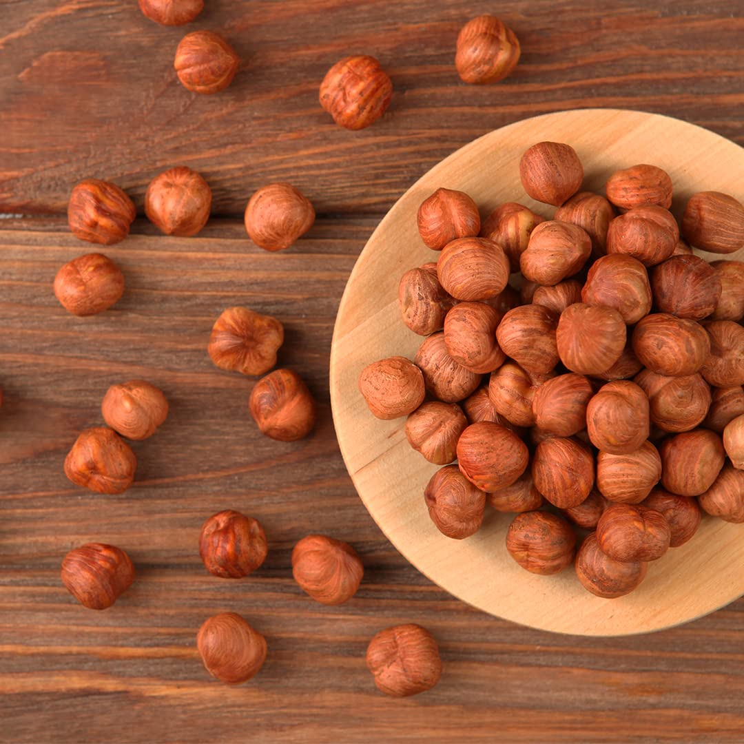 Presto Sales Large Shelled Hazelnuts Raw (AKA Filberts) 16 oz. | Non-GMO, Natural Healthy Protein Snack | Keto/Paleo Friendly | Resealable 1 lb bag