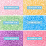 Sweets Indeed Dye Free Sugar Sprinkles, Pastel 6 Cell Edible Sprinkle Mix Perfect for Spring Cake Decorations Baking Ice Cream Cookies Cupcake Topper