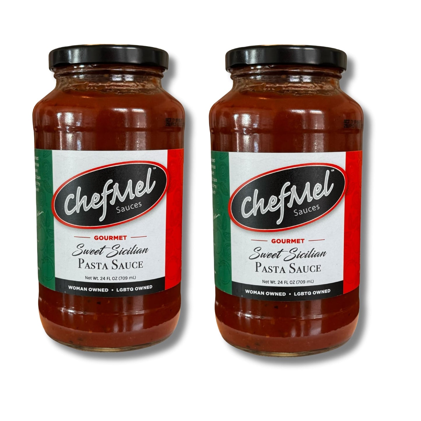 ChefMel’s Sweet Sicilian-Style Pasta Sauce - Rich & Velvety Italian Tomato Sauce Infused with Red Wine - Handcrafted in Small Batches - Gluten-Free