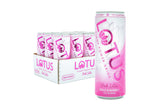 Pink Lotus Raspberry Plant Power® Zero Sugar 160 mg, 12 Pack 12 oz Cans