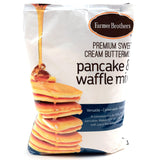 Farmer Brothers Premium Sweet Cream Buttermilk Pancake and Waffle Mix, Complete Baking Mix, 5 lb Bag