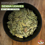 Angel Brand Senna Leaf - 0.5 oz Pouch - Dried Senna Leaves for Tea, Herbal Infusions, and Traditional Uses
