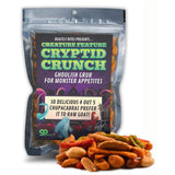 Cryptid Crunch Gourmet Spicy Trail Mix for Men Horror Gag Gift Scary Movie Lovers Werewolf Bigfoot Mothman Monsters Halloween Snack Basket