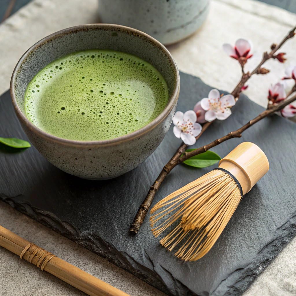 Encha Matcha - Ceremonial Grade Matcha Powder, Organic First Harvest Japanese Green Tea Powder, From Uji, Japan (60g/2.12oz)