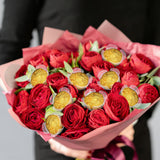 Veemoon 60pcs Truffle Chocolate Base Holder for Bouquet Decoration Candy Cup Foil Wrapper for Weddings Valentine's Day and DIY